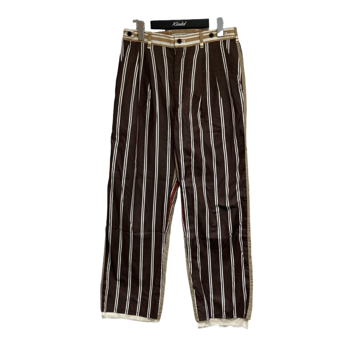 Children of the discordance JAPANESE STRIPE TUCK TROUSERSスラックスCOTDPT-319 古着・中古-1枚目のアイテム画像