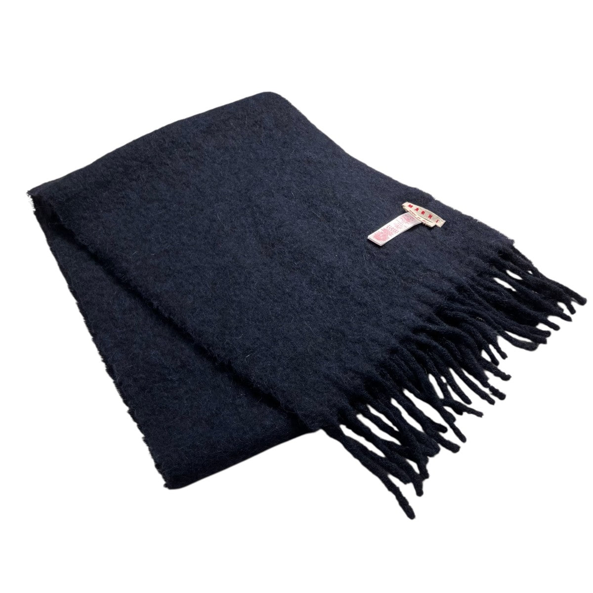 MARNI ブラッシュドアルパカナイロンロゴマフラーマフラーASZC0005A0 古着・中古-1枚目のアイテム画像