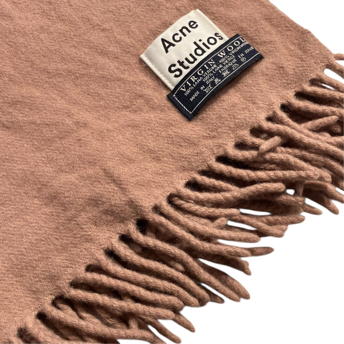ACNE STUDIOS VIRGIN WOOLマフラー 古着・中古-4枚目のアイテム画像