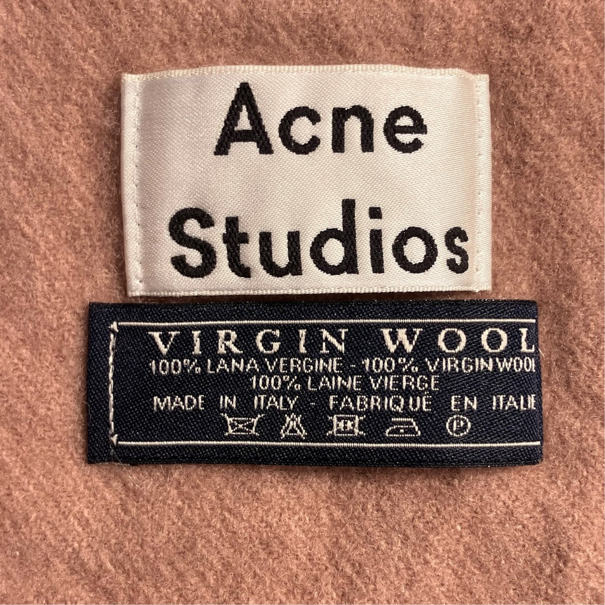 ACNE STUDIOS VIRGIN WOOLマフラー 古着・中古-7枚目のアイテム画像
