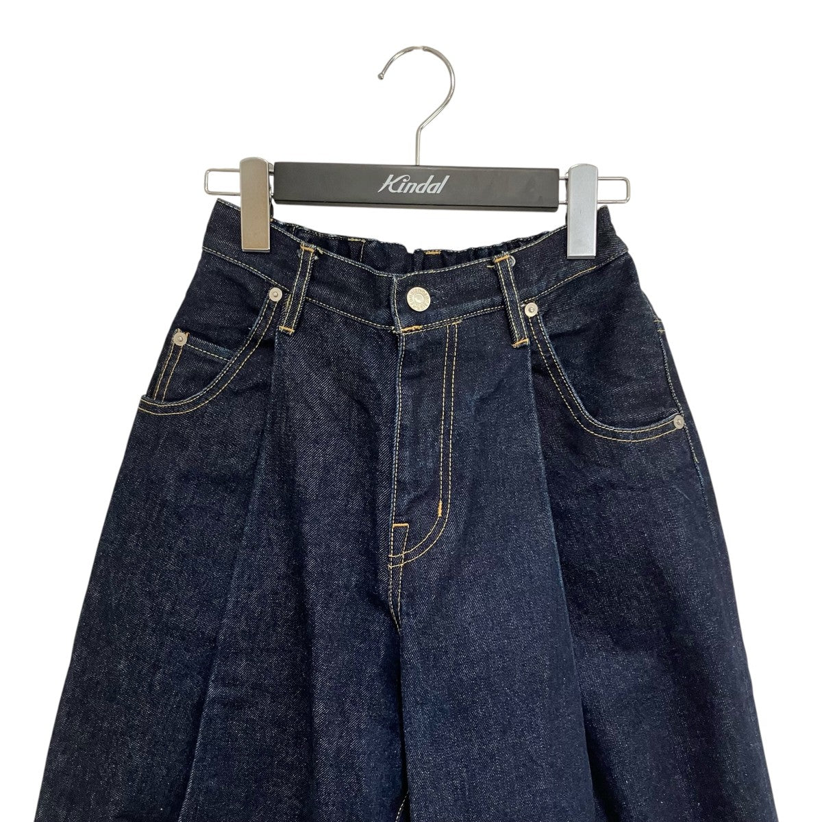 NEON SIGN Wide denim slacks “Rigid”デニムパンツNO343 古着・中古-3枚目のアイテム画像