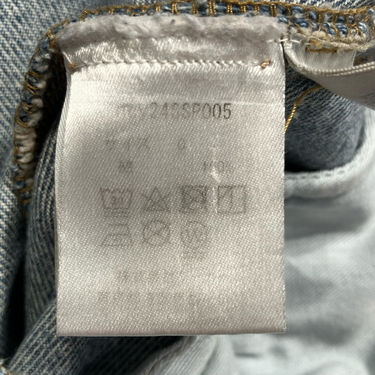 cygne デニムパンツncy24SSP005 古着・中古-6枚目のアイテム画像