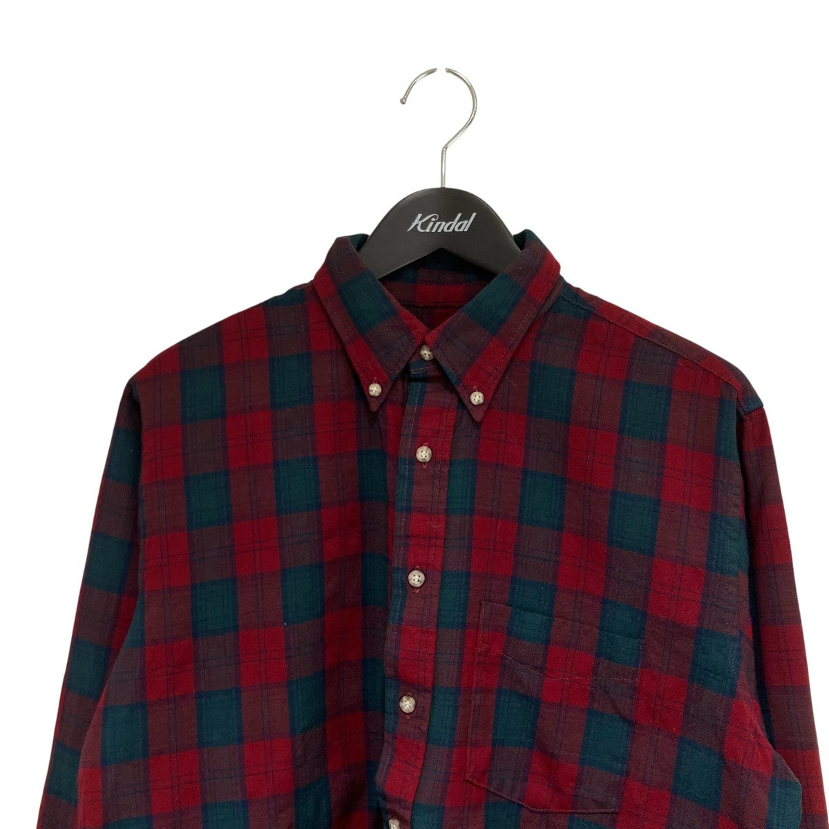 PENDLETON 70S VINTAGE ボタンダウンチェックシャツ 古着・中古-3枚目のアイテム画像