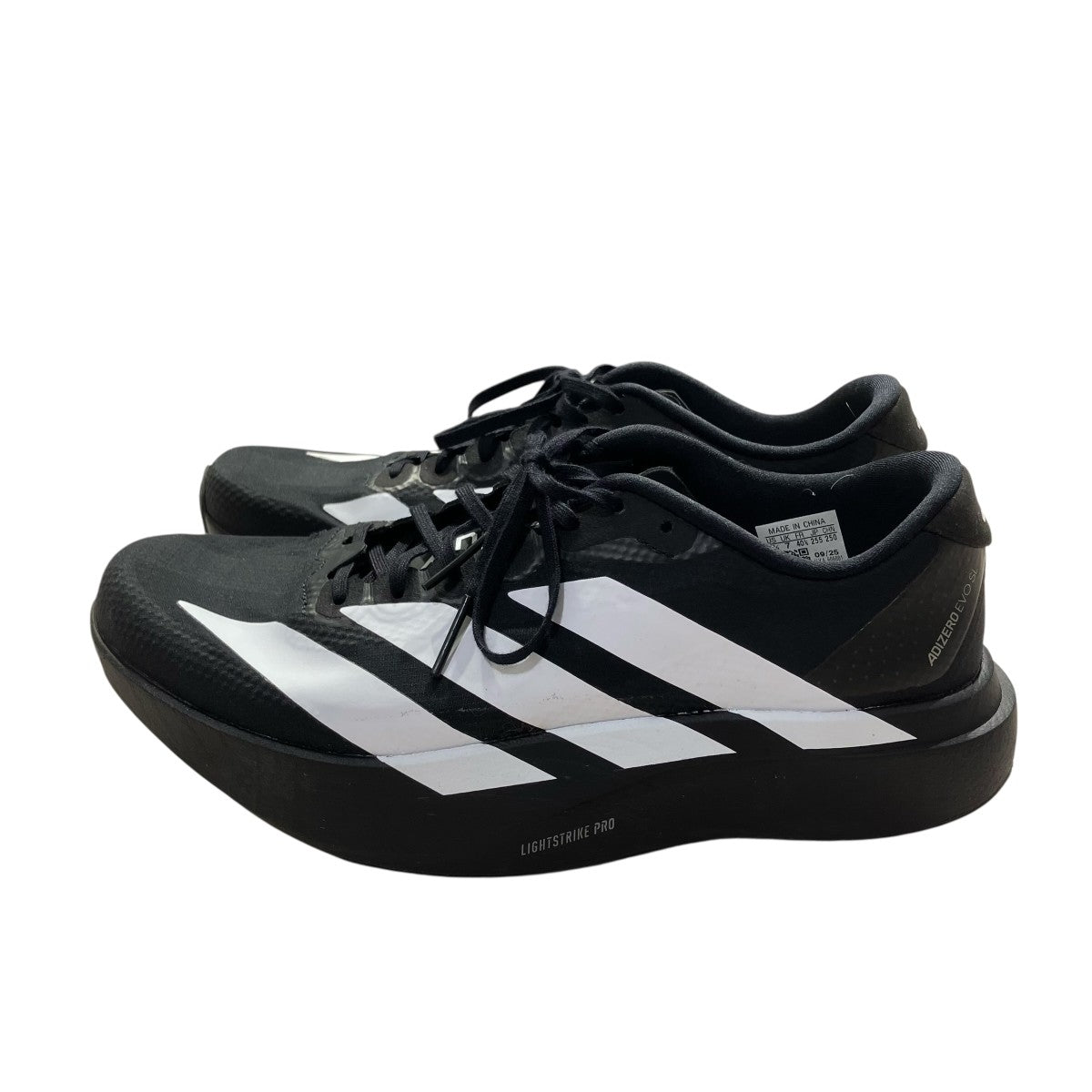 adidas Adizero EVO SL WOVENスニーカーJR4728 古着・中古-3枚目のアイテム画像