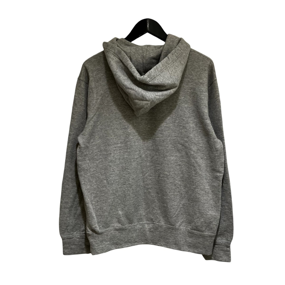 Pullover Hoodie With Red Emblem Top GrayプルオーバーパーカーAZ-T170