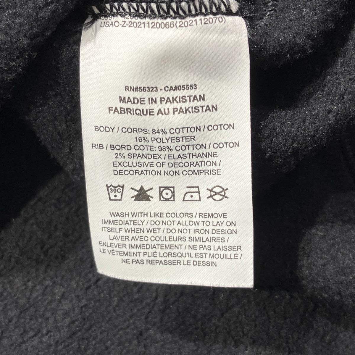 Washed NRG Fleece Crewneck長袖トレーナーDO5310-010