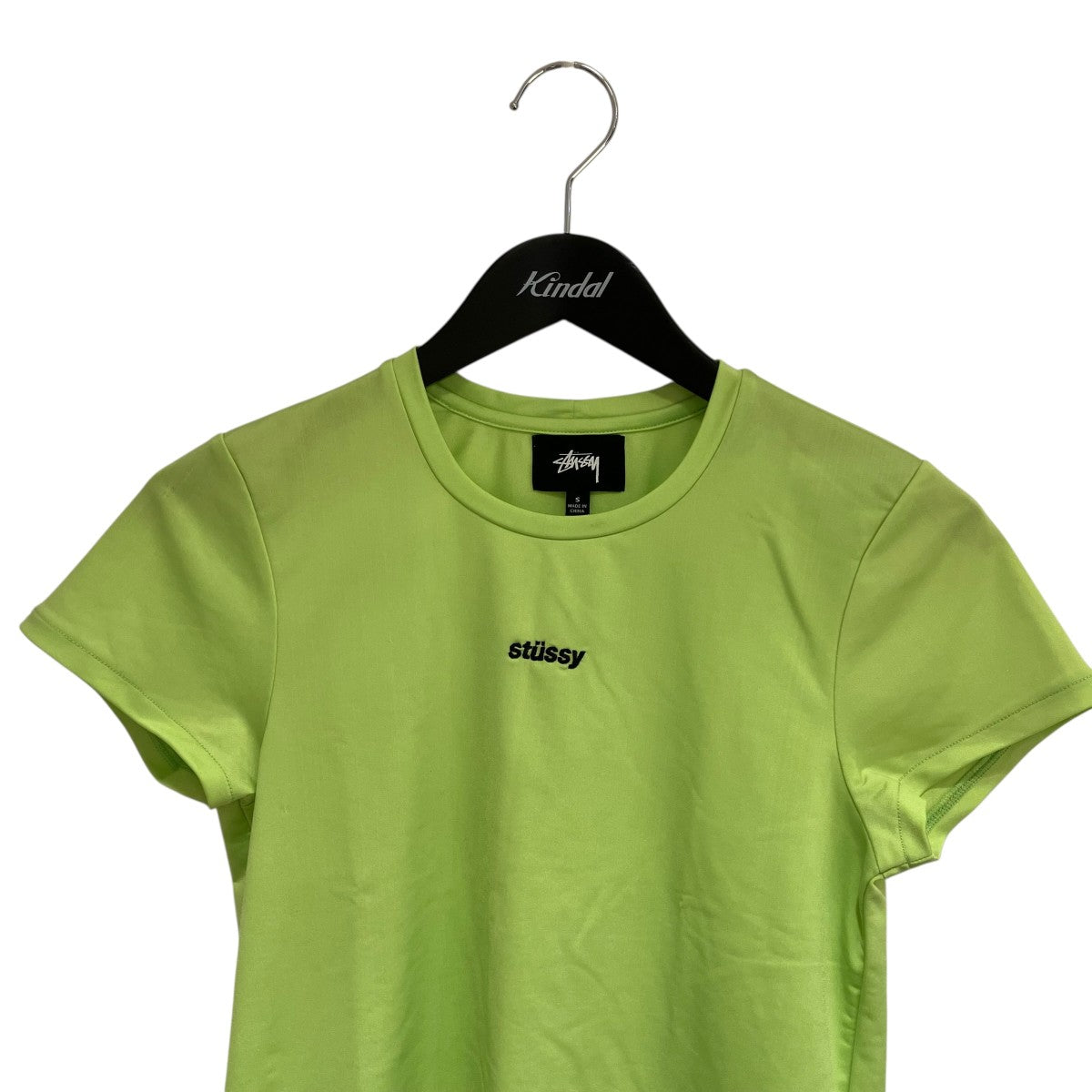 stussy(ステューシー) ロゴ半袖Tシャツ 黄緑 サイズ S｜【公式