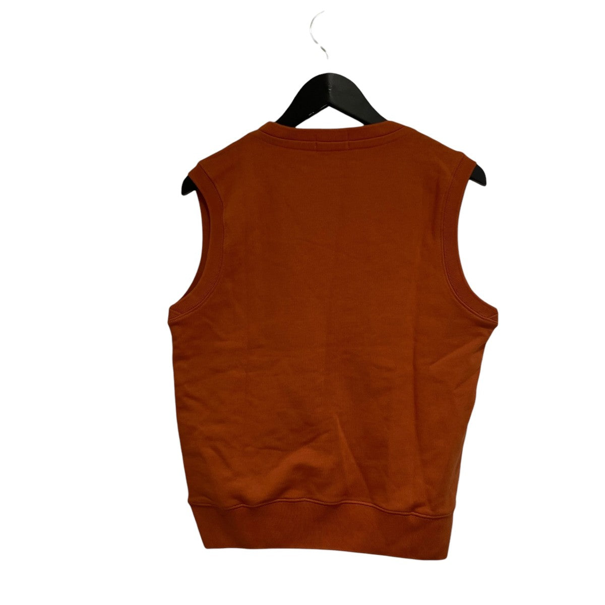FRED PERRY×MARGARET HOWELL LIGHT COTTON LOOPBACK SLIPOVER ORANGEベスト578-3267001 古着・中古-2枚目のアイテム画像