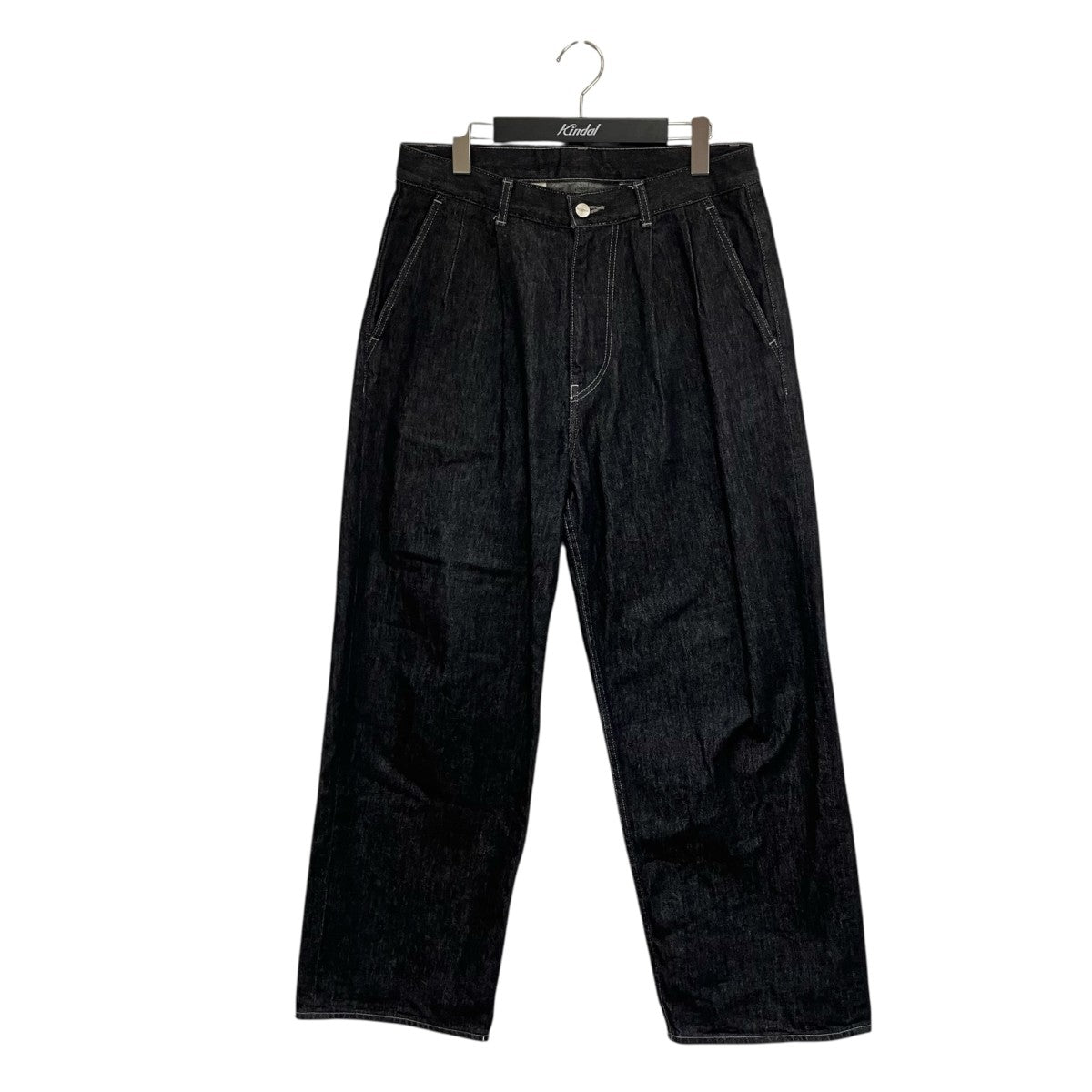 Graphpaper COLORFAST DENIM TWO TUCK PANTSデニムパンツGM251-40217B 古着・中古-1枚目のアイテム画像