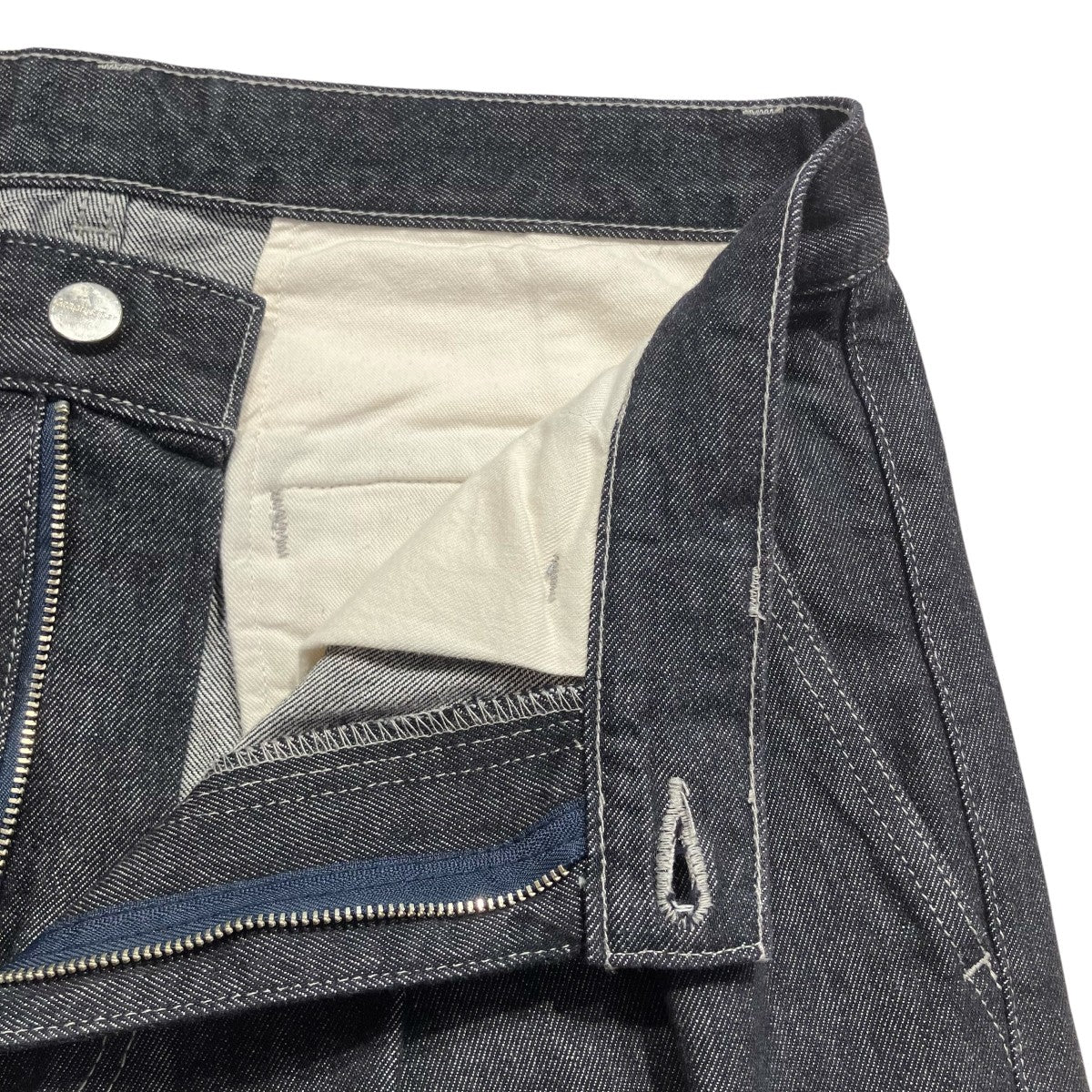 Graphpaper COLORFAST DENIM TWO TUCK PANTSデニムパンツGM251-40217B 古着・中古-5枚目のアイテム画像