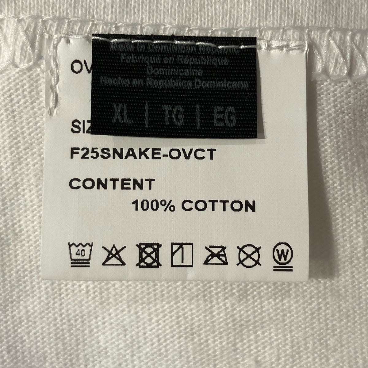 OVERCOAT 10 YEARS T-SHIRT半袖TシャツF25SNAKE-OVCT 古着・中古-5枚目のアイテム画像