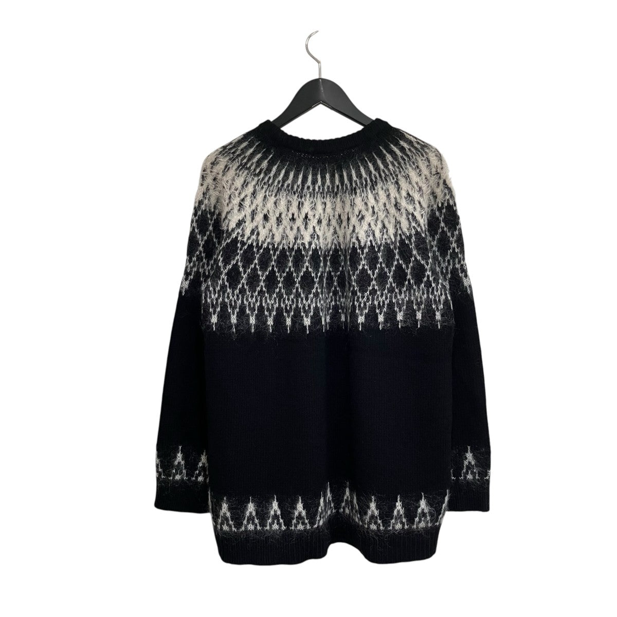 LAD MUSICIAN CREW NECK PULLOVER KNIT NORDIC厚手ニット2214-042 古着・中古-2枚目のアイテム画像