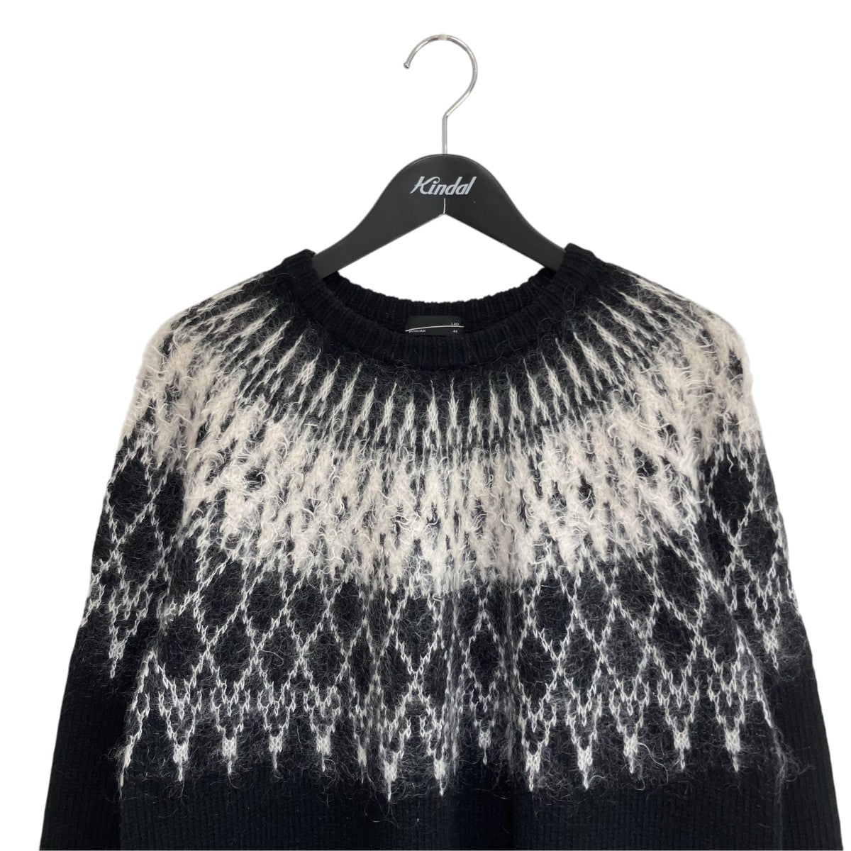 LAD MUSICIAN CREW NECK PULLOVER KNIT NORDIC厚手ニット2214-042 古着・中古-3枚目のアイテム画像