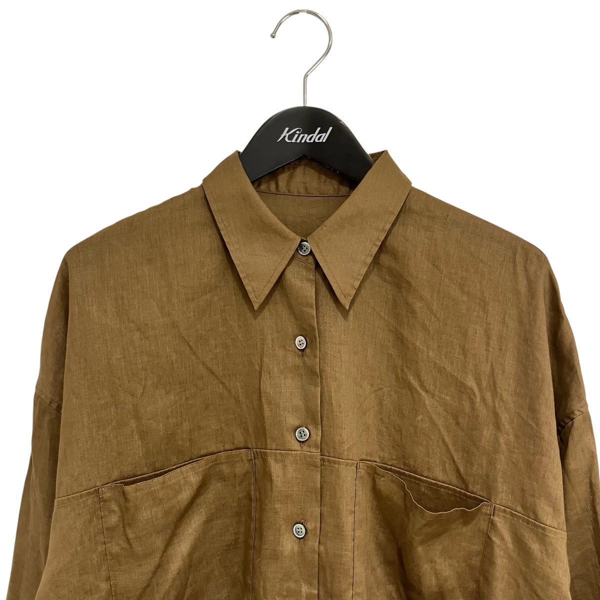 Plage(プラージュ) 25SSRAMIE LYOCELL CROPPEDシャツ長袖シャツ25-050