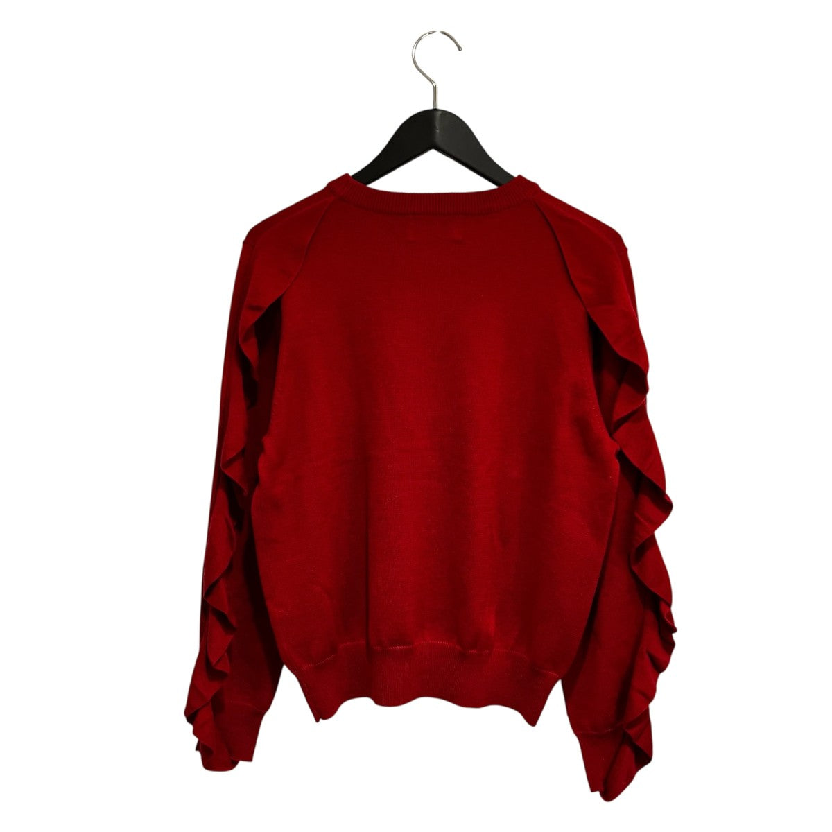 BACK SHOULDER FRILL KNIT TOPS薄手ニット13106-1181