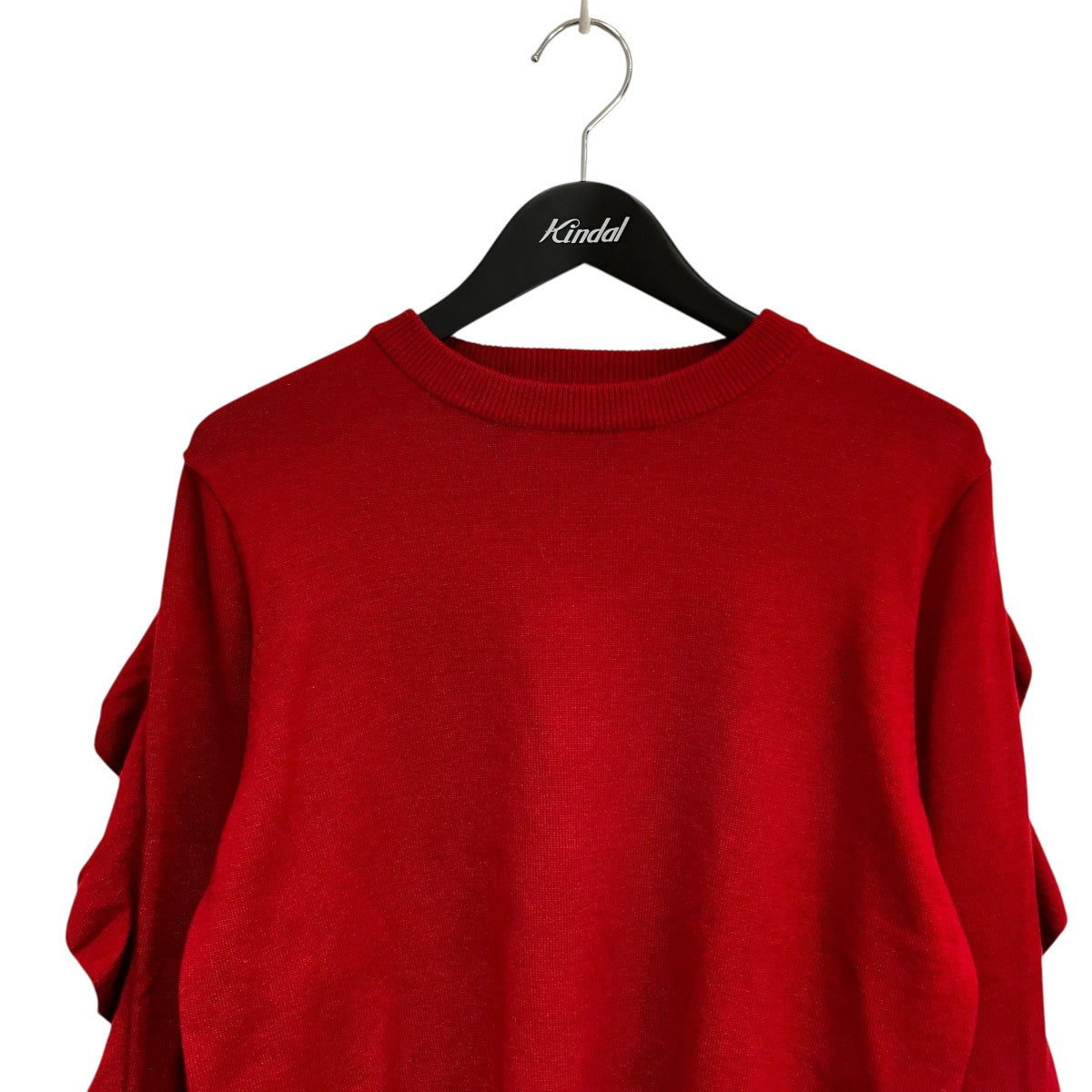 BACK SHOULDER FRILL KNIT TOPS薄手ニット13106-1181