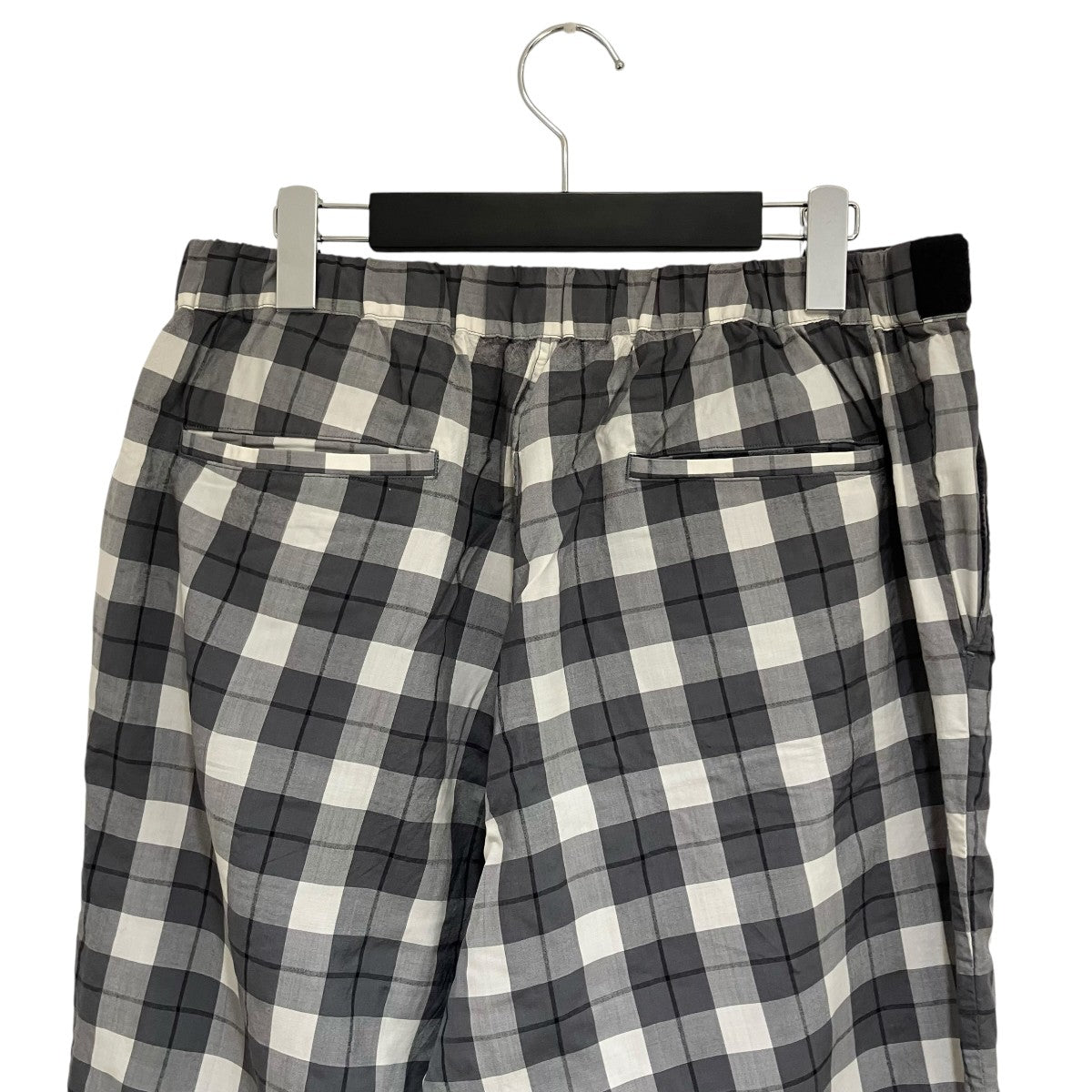 Graphpaper Fine Wool Check Chef PantsチェックパンツGM203-40056 古着・中古-4枚目のアイテム画像