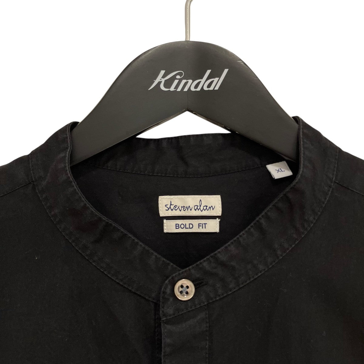 STEVEN ALAN HI CNT TWILL 2POCKET BAND COLLAR SHIRT-BOLDバンドカラーシャツ8111-218-0607 古着・中古-5枚目のアイテム画像