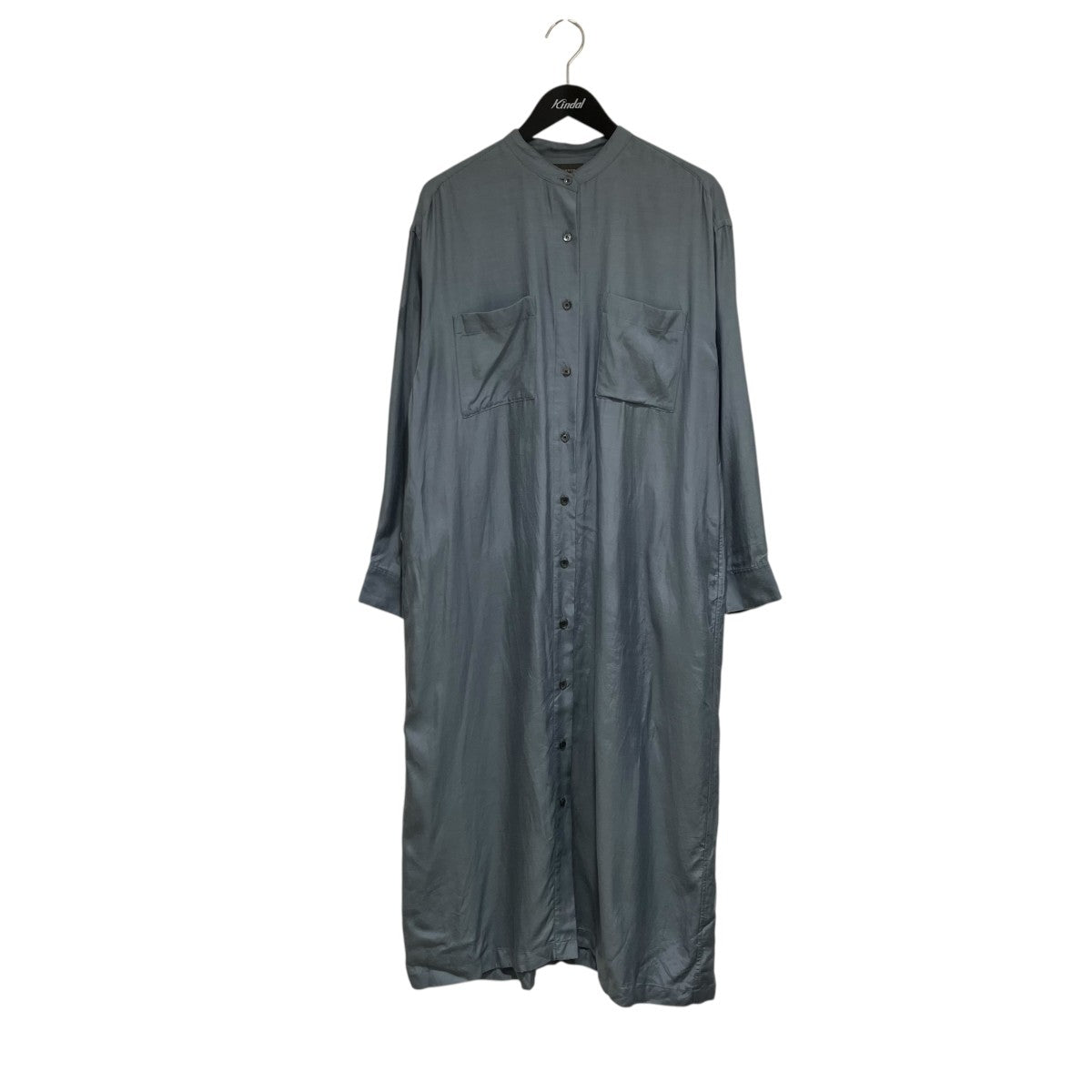 WIRROW 23SSCupro cotton shirt dress長袖ワンピース293205-123 古着・中古-1枚目のアイテム画像
