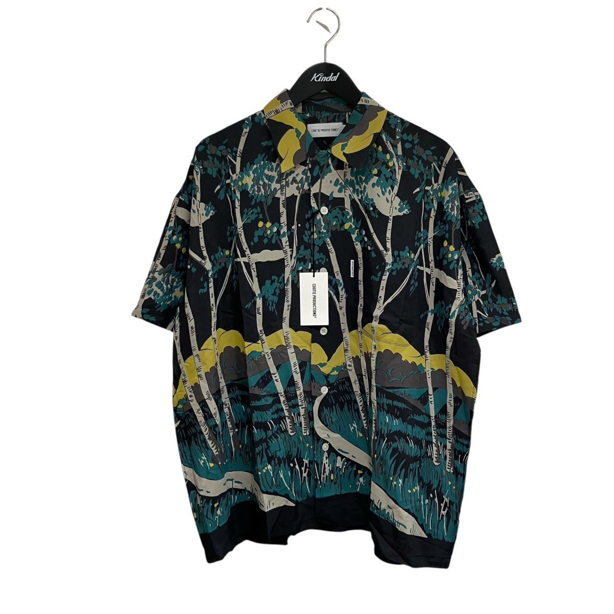 COOTIE PRODUCTIONS Rayon Open Collar S S ShirtsオープンカラーシャツCTE-25S413 古着・中古-1枚目のアイテム画像