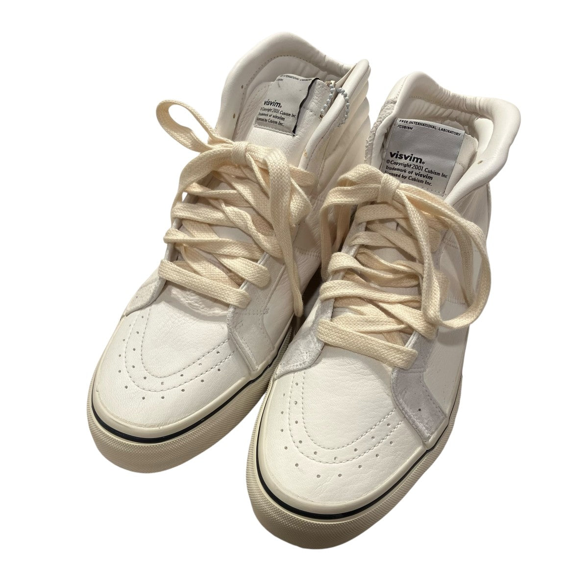 VISVIM LOGAN MID ELKハイカットスニーカーV00005001-02 古着・中古-1枚目のアイテム画像