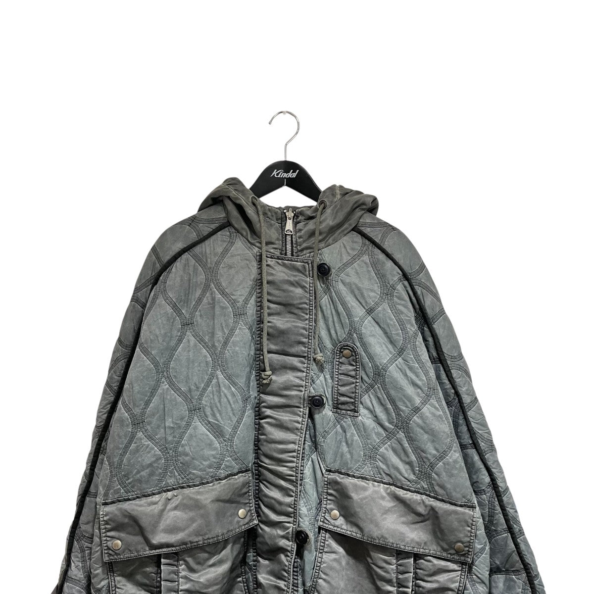 DIESEL オーバーサイズコート リバーシブル ボア フードモッズコートW-DAYA-21 古着・中古-3枚目のアイテム画像
