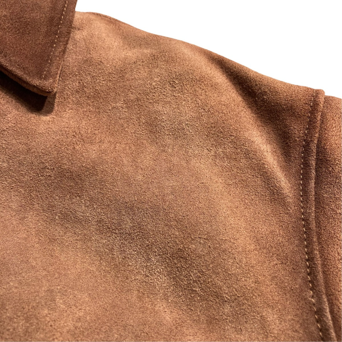MAISON SPECIAL Real Suede Oversized Shirtレザージャケット21242215802 古着・中古-6枚目のアイテム画像