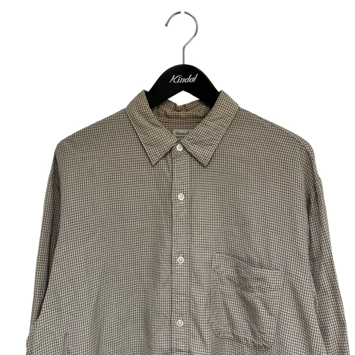 STEVEN ALAN チェック長袖シャツ8111-149-0738 古着・中古-3枚目のアイテム画像