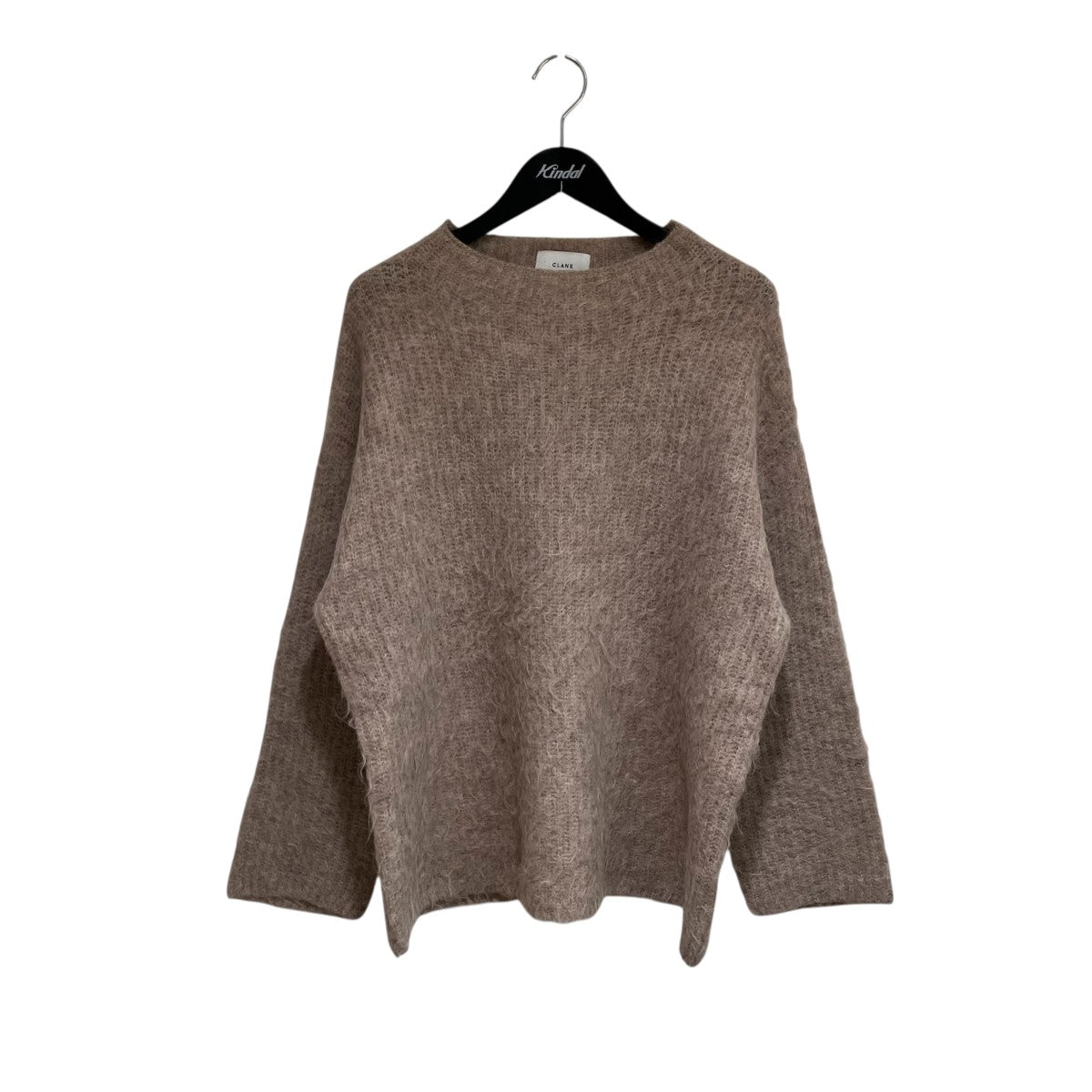 BOAT NECK ALPACA OVER KNIT TOPS厚手ニット13106-2142