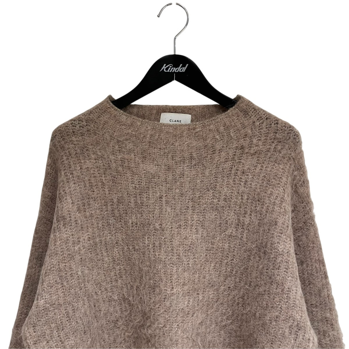 BOAT NECK ALPACA OVER KNIT TOPS厚手ニット13106-2142