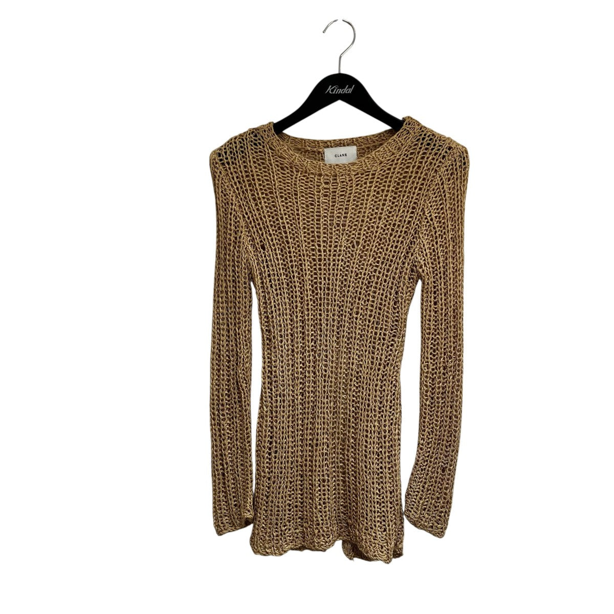 BACK SLIT CROCHET KNIT TOPS薄手ニット16106-2162