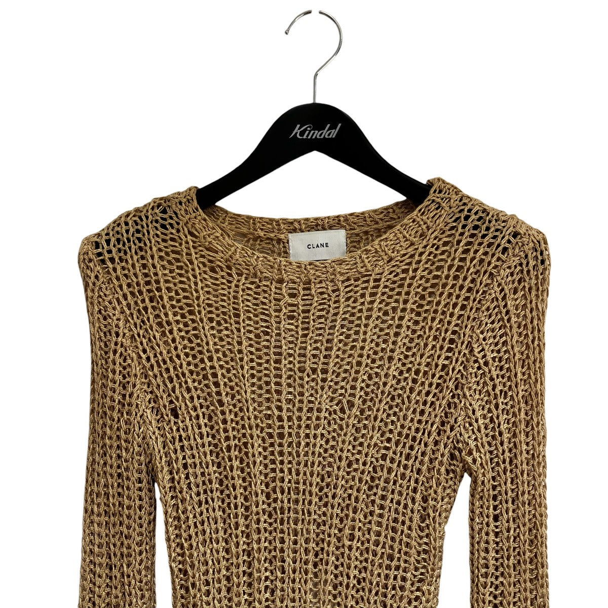 BACK SLIT CROCHET KNIT TOPS薄手ニット16106-2162