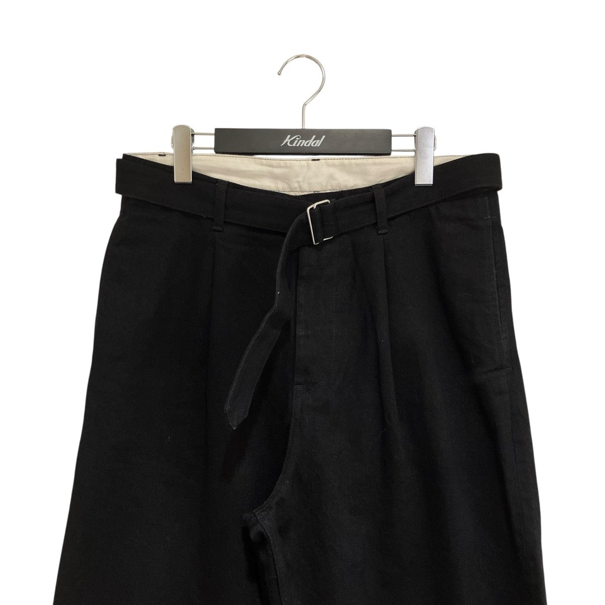 Graphpaper Selvage Denim Belted PantsパンツGU253-40064RB 古着・中古-3枚目のアイテム画像