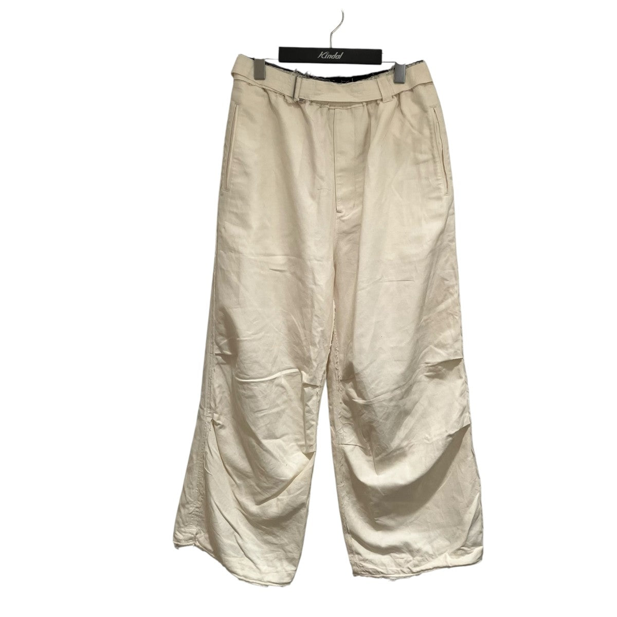 MAISON SPECIAL コットンリネンベルテッドスノーワイドパンツ11221461306 古着・中古-1枚目のアイテム画像