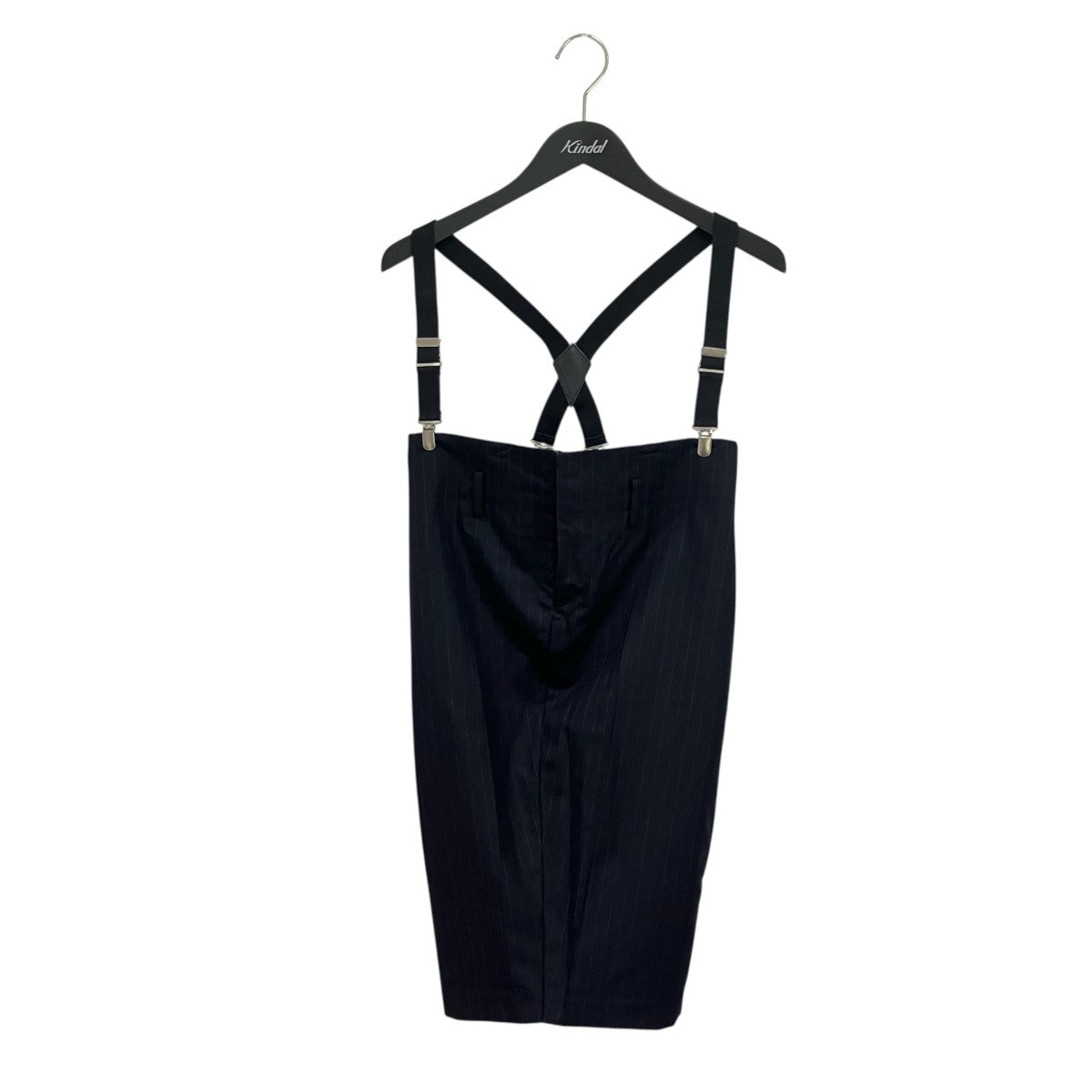 JUNYA WATANABE CDG 12AWStriped Wool Suspenders SkirtスカートパンツJJ-S027 古着・中古-1枚目のアイテム画像