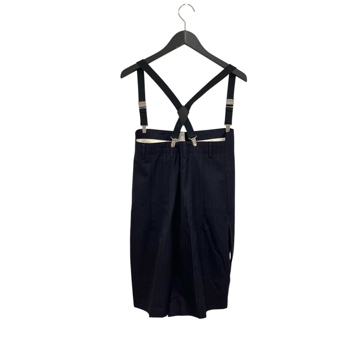 JUNYA WATANABE CDG 12AWStriped Wool Suspenders SkirtスカートパンツJJ-S027 古着・中古-2枚目のアイテム画像