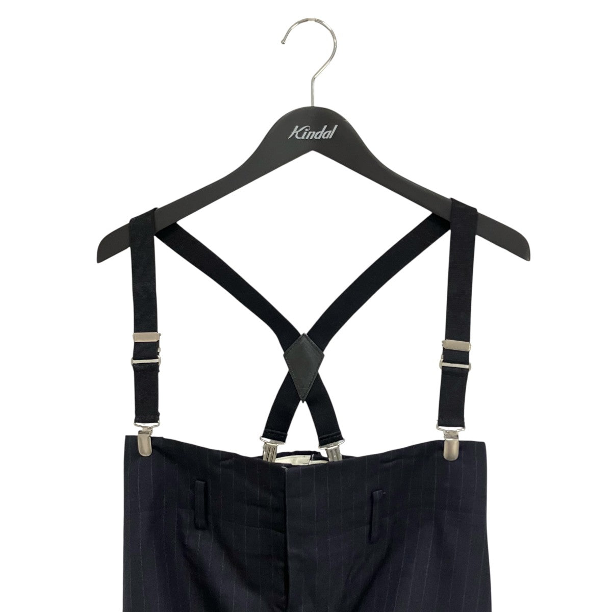 JUNYA WATANABE CDG 12AWStriped Wool Suspenders SkirtスカートパンツJJ-S027 古着・中古-3枚目のアイテム画像