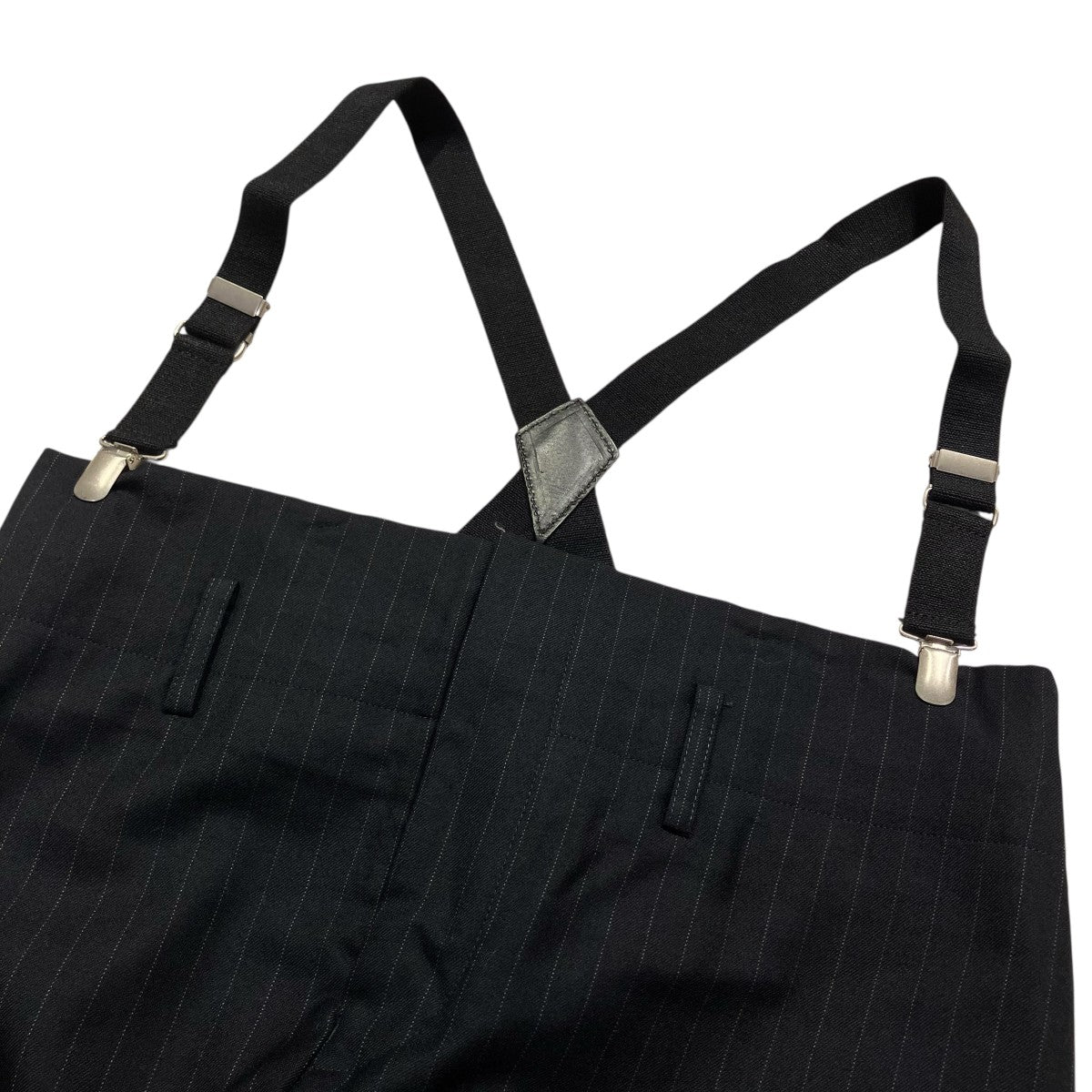 JUNYA WATANABE CDG 12AWStriped Wool Suspenders SkirtスカートパンツJJ-S027 古着・中古-4枚目のアイテム画像