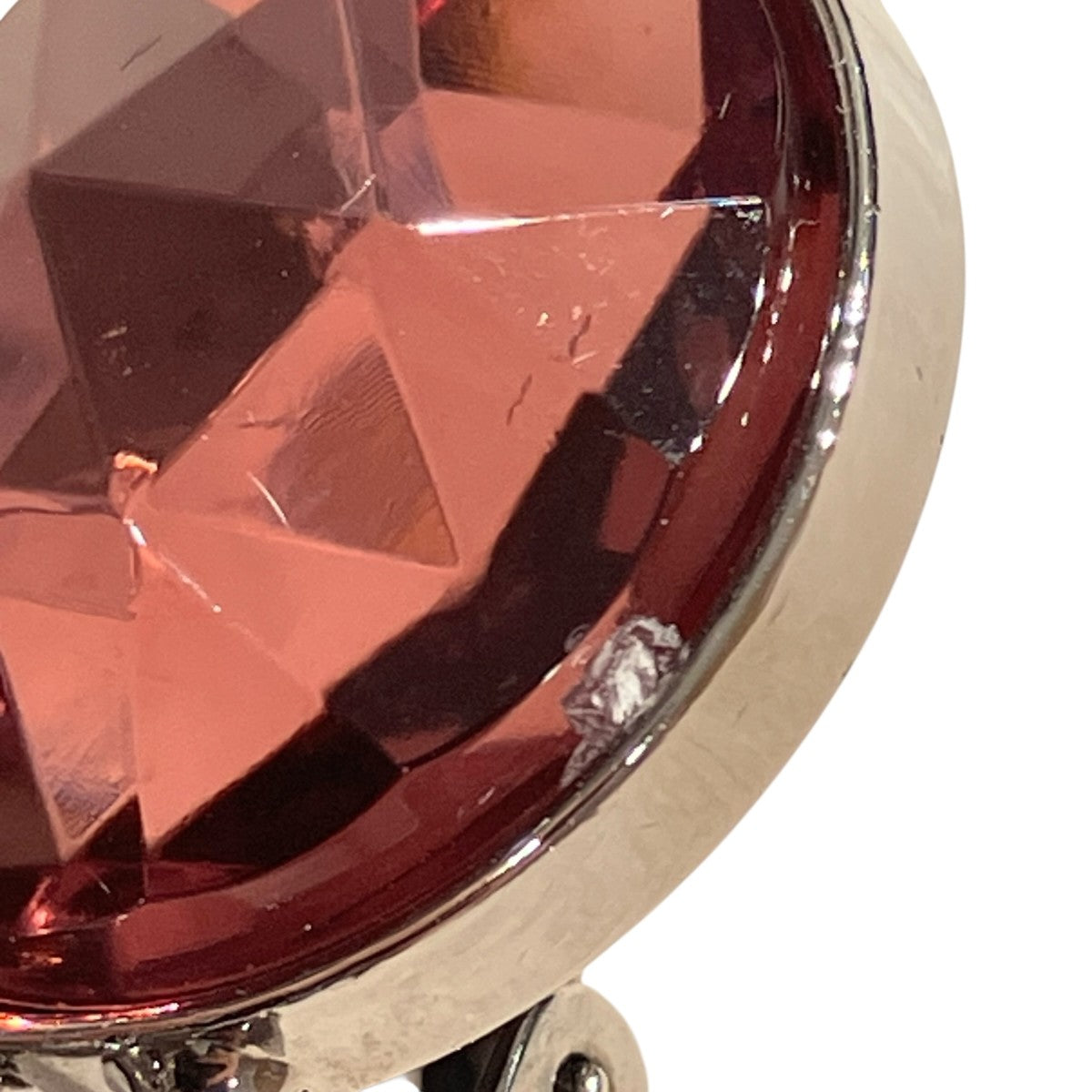 MIU MIU 3連クリアストーンイヤリング12911 古着・中古-6枚目のアイテム画像