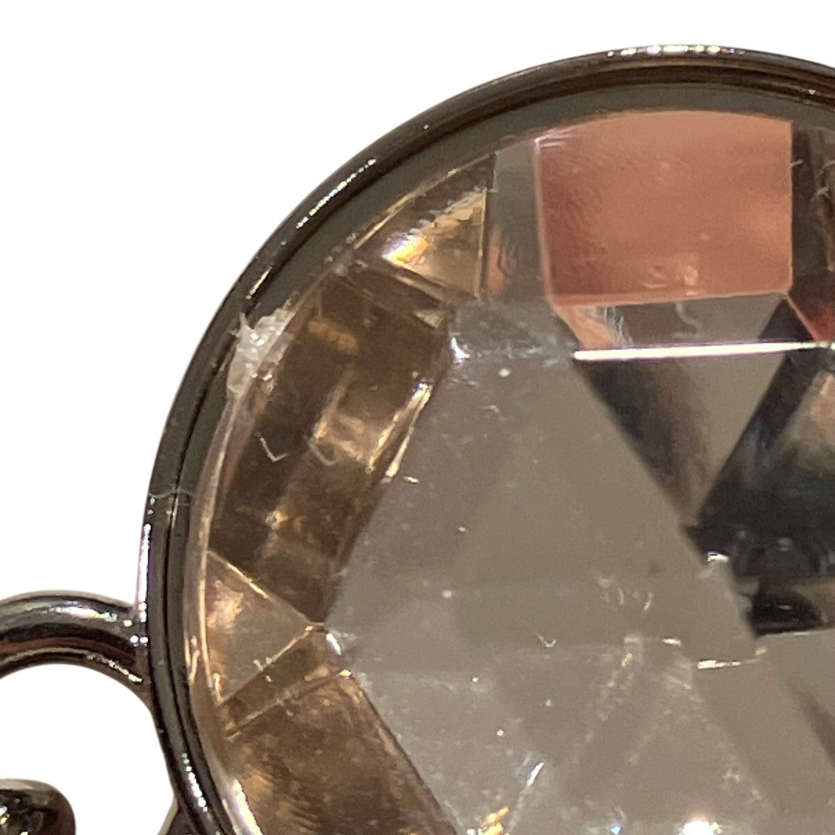 MIU MIU 3連クリアストーンイヤリング12911 古着・中古-7枚目のアイテム画像
