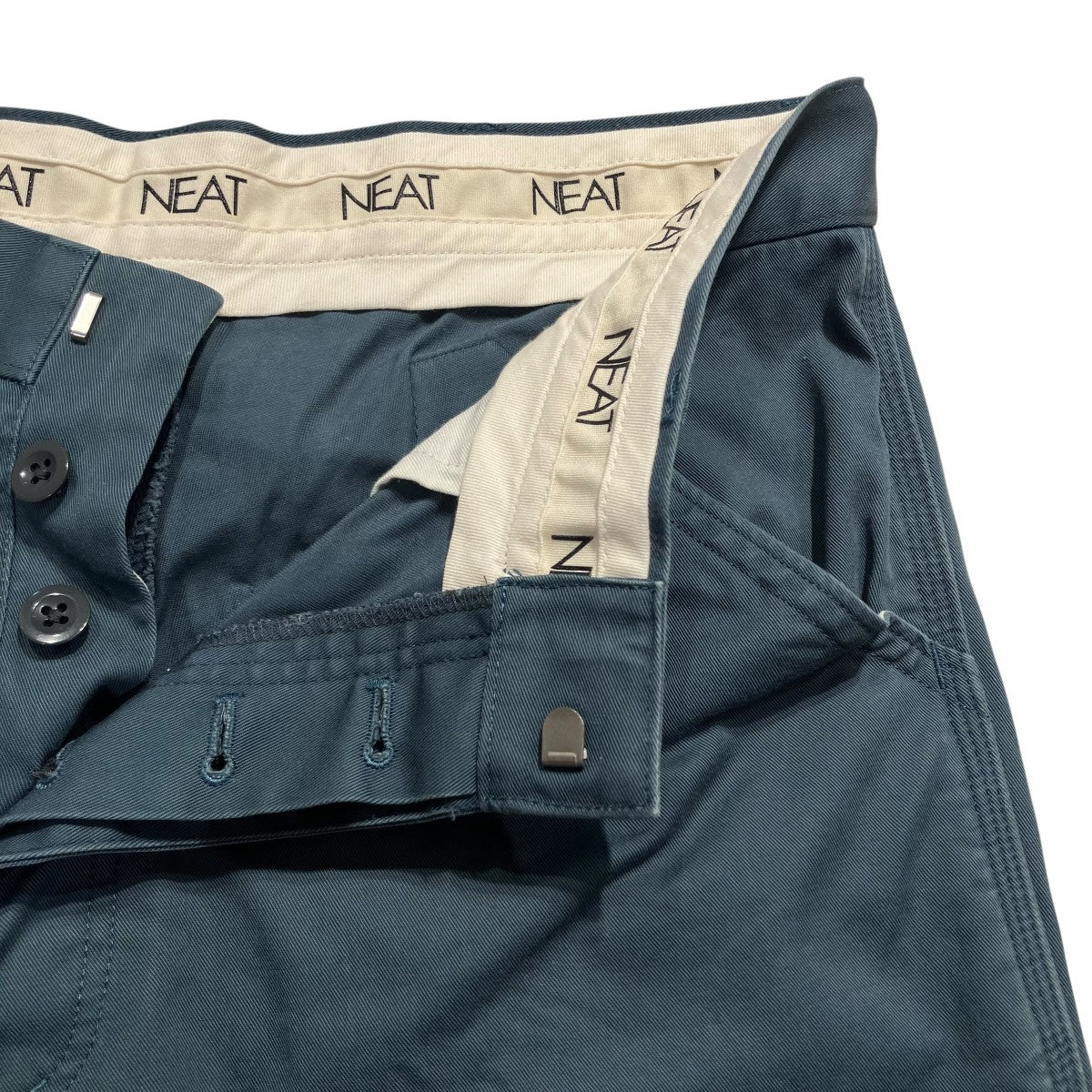 NEAT(ニート) ペインターショーツハーフパンツ ブルー サイズ S
