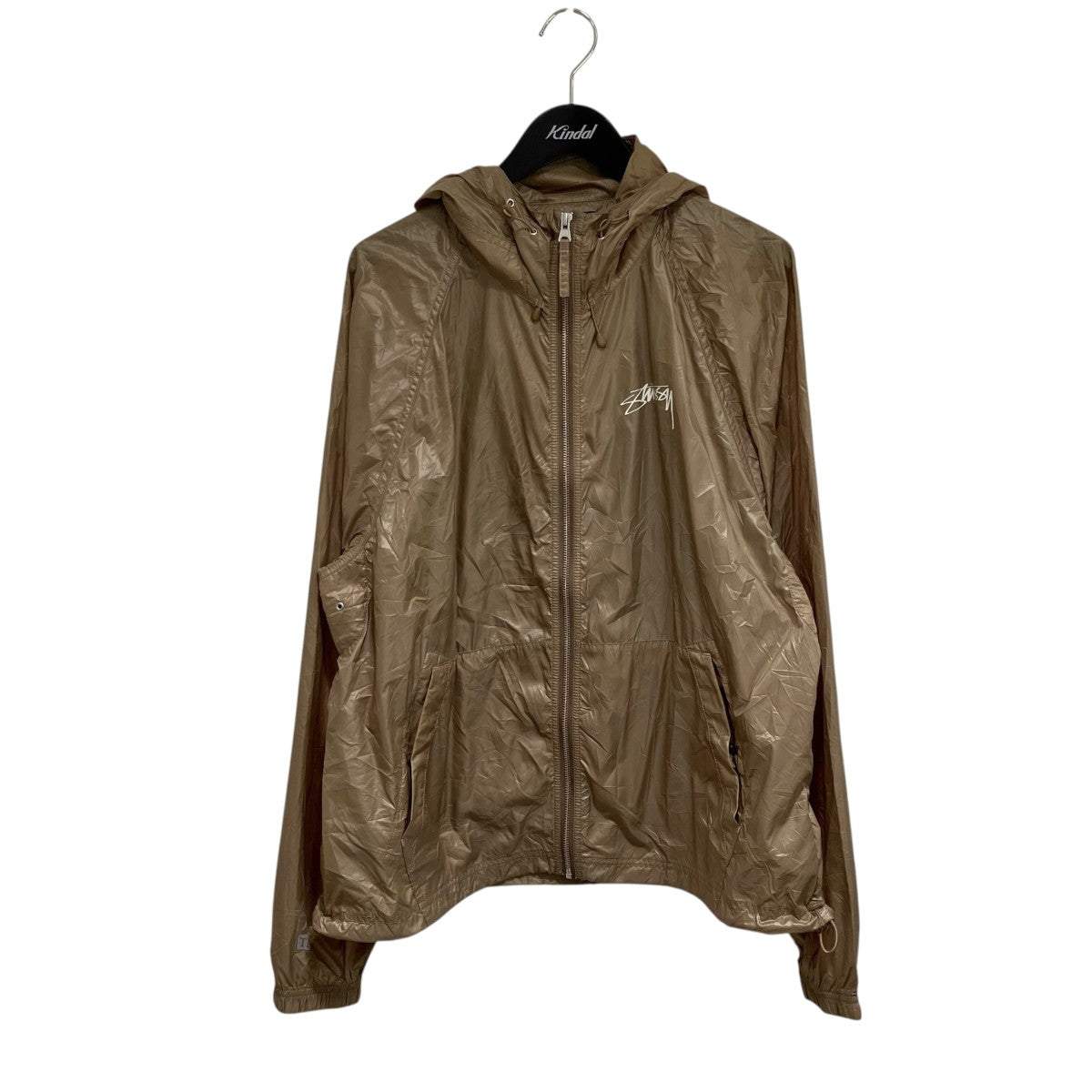 stussy 24SSBEACH SHELL WRINKLED NYLONナイロンジャケット115746 古着・中古-1枚目のアイテム画像