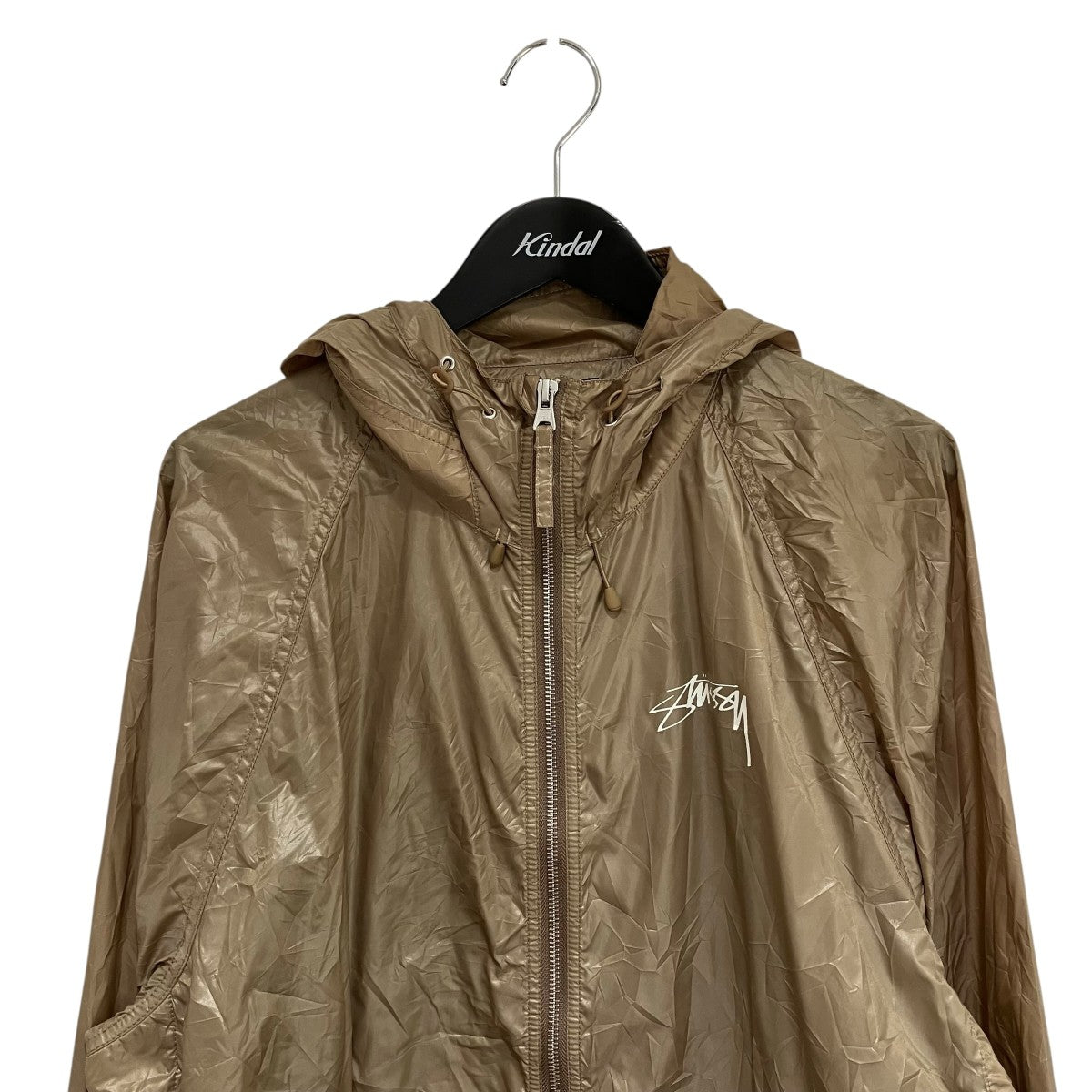 stussy 24SSBEACH SHELL WRINKLED NYLONナイロンジャケット115746 古着・中古-3枚目のアイテム画像