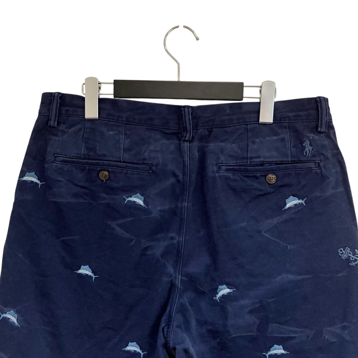 POLO RALPH LAUREN イルカ刺繍ハーフパンツ 古着・中古-4枚目のアイテム画像