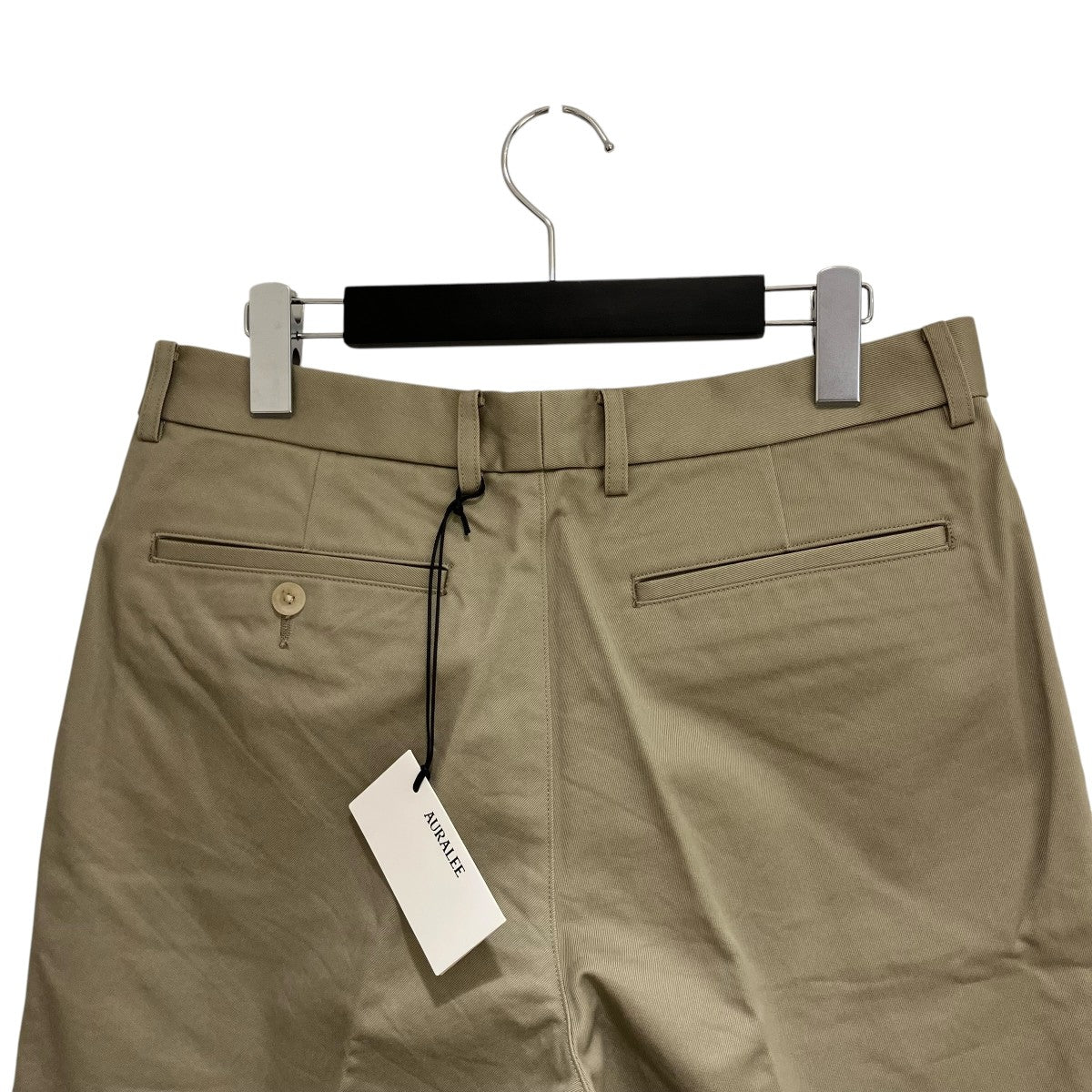 AURALEE 25SSWASHED FINX CHINO SHORTSショートパンツA25SP03FC 古着・中古-4枚目のアイテム画像
