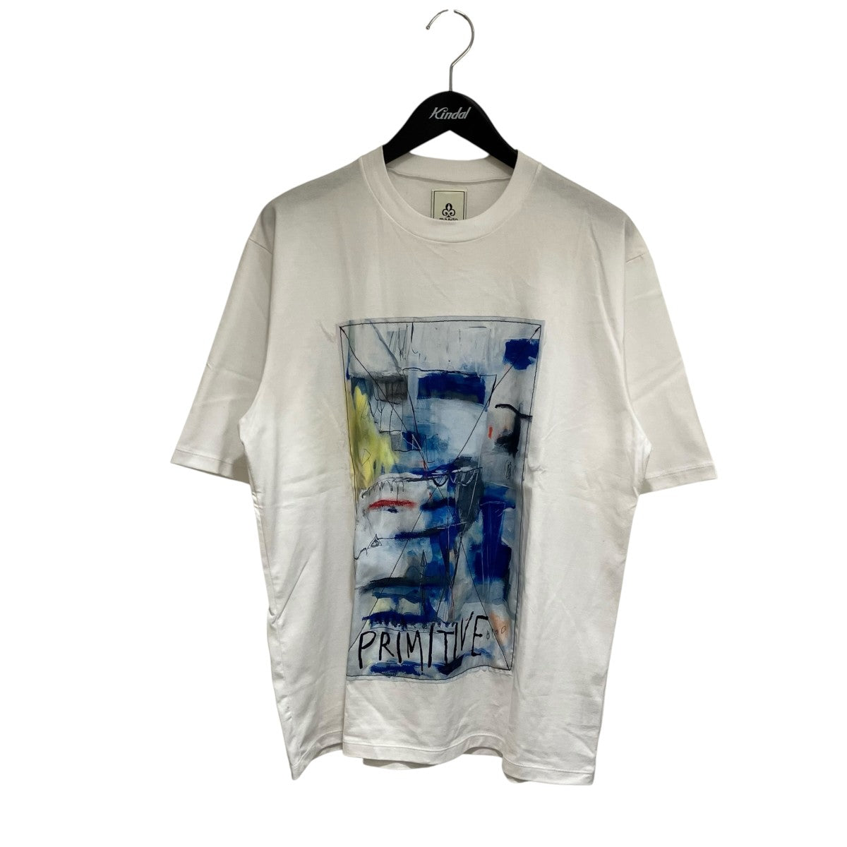 MANDO コットンプリントクルーネックS Sカットソー半袖Tシャツ25196-005 古着・中古-1枚目のアイテム画像