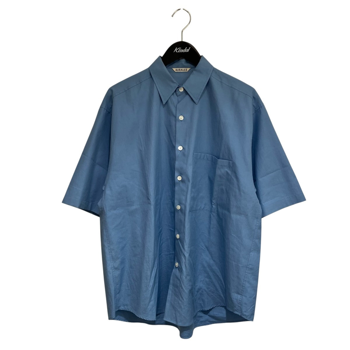 AURALEE 25SSWASHED FINX TWILL BIG HALF SLEEVED SHIRT半袖シャツA25SS03TN