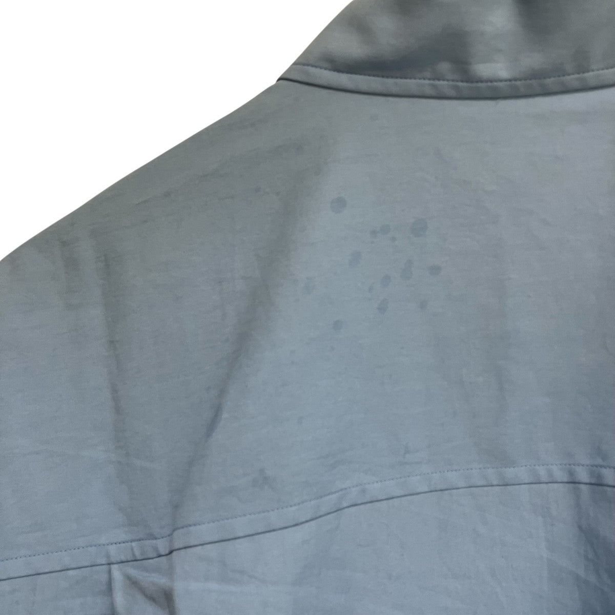 AURALEE 25SSWASHED FINX TWILL BIG HALF SLEEVED SHIRT半袖シャツA25SS03TN 古着・中古-5枚目のアイテム画像