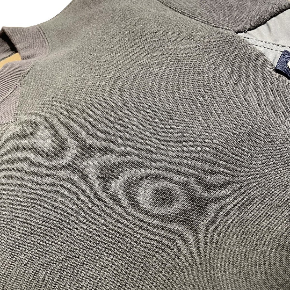 sacai(サカイ) 25SSSponge Sweat x Nylon Twill PulloverスウェットSCM