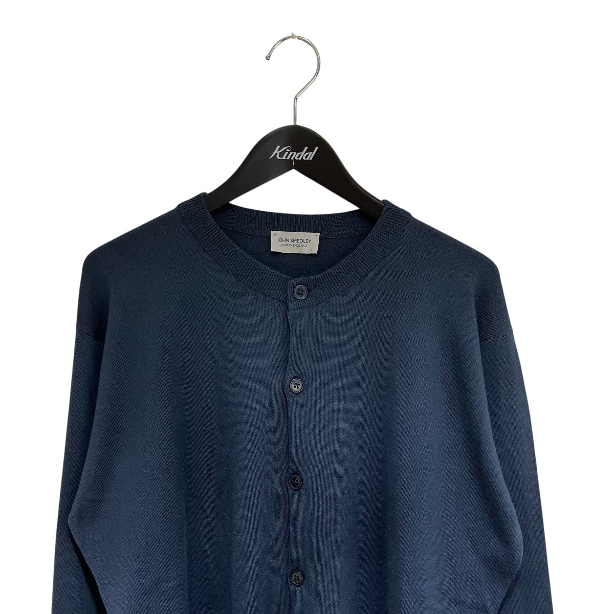 JOHN SMEDLEY カーディガン　濃紺 JOHN SMEDLEY(ジョンスメドレー) ニットカーディガン ネイビー サイズ